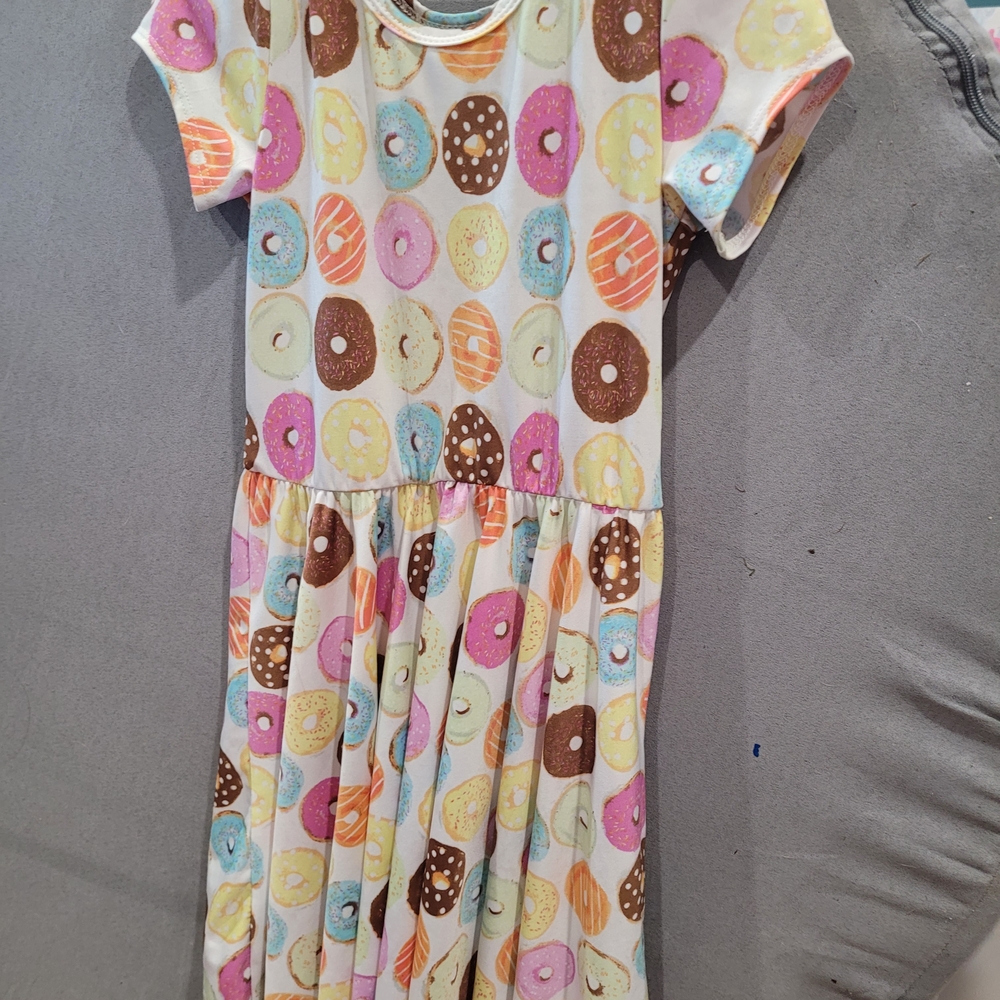 Dot Dot Smile Donut Print Dress